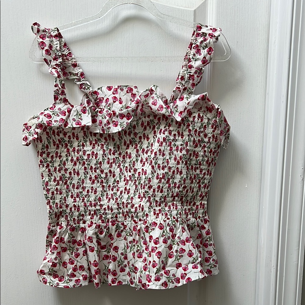 Floral Peplum